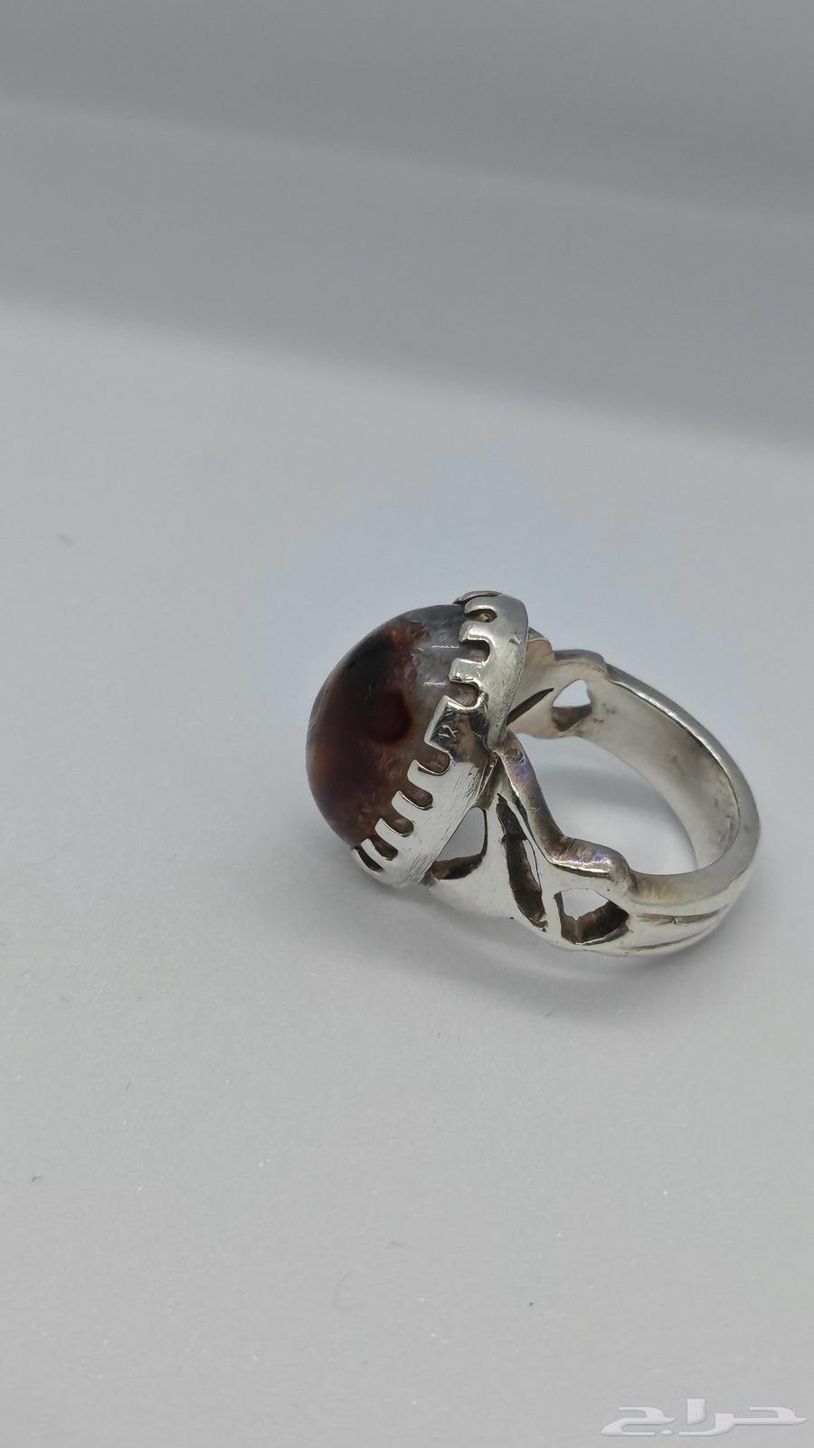 خاتم سليماني يشف العين سنتر مقاس الخاتم 16 عربي64426658344706114