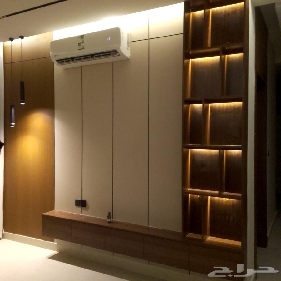 تصميم ديكورات داخليه فخامة خلفيات شاشه بلازما ومداخل مرايا64143390909057110
