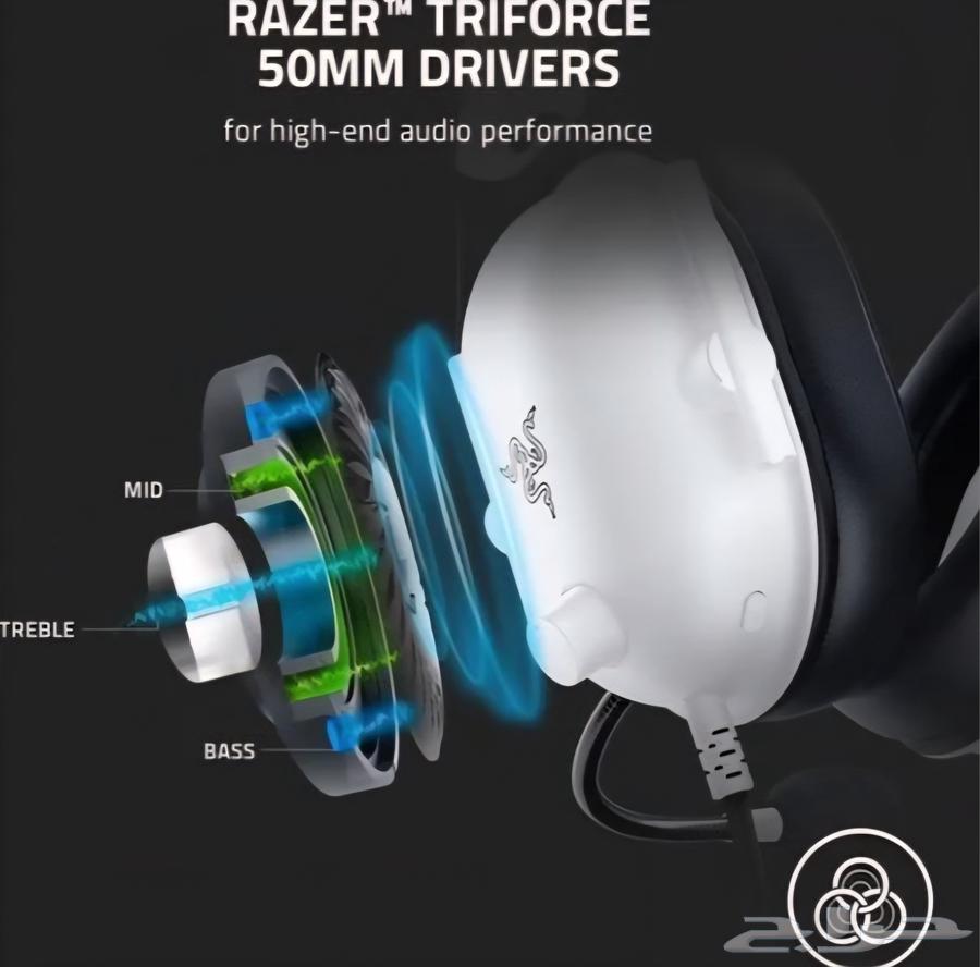 سماعة أصلية ريزر جديدة64432646216322112