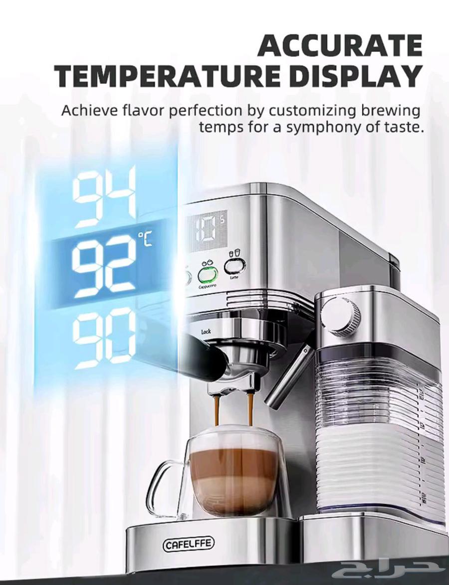 ماكينة قهوة 3in1 أوتوماتيكية من الفولاذ المقاوم لصداء64430327212930111