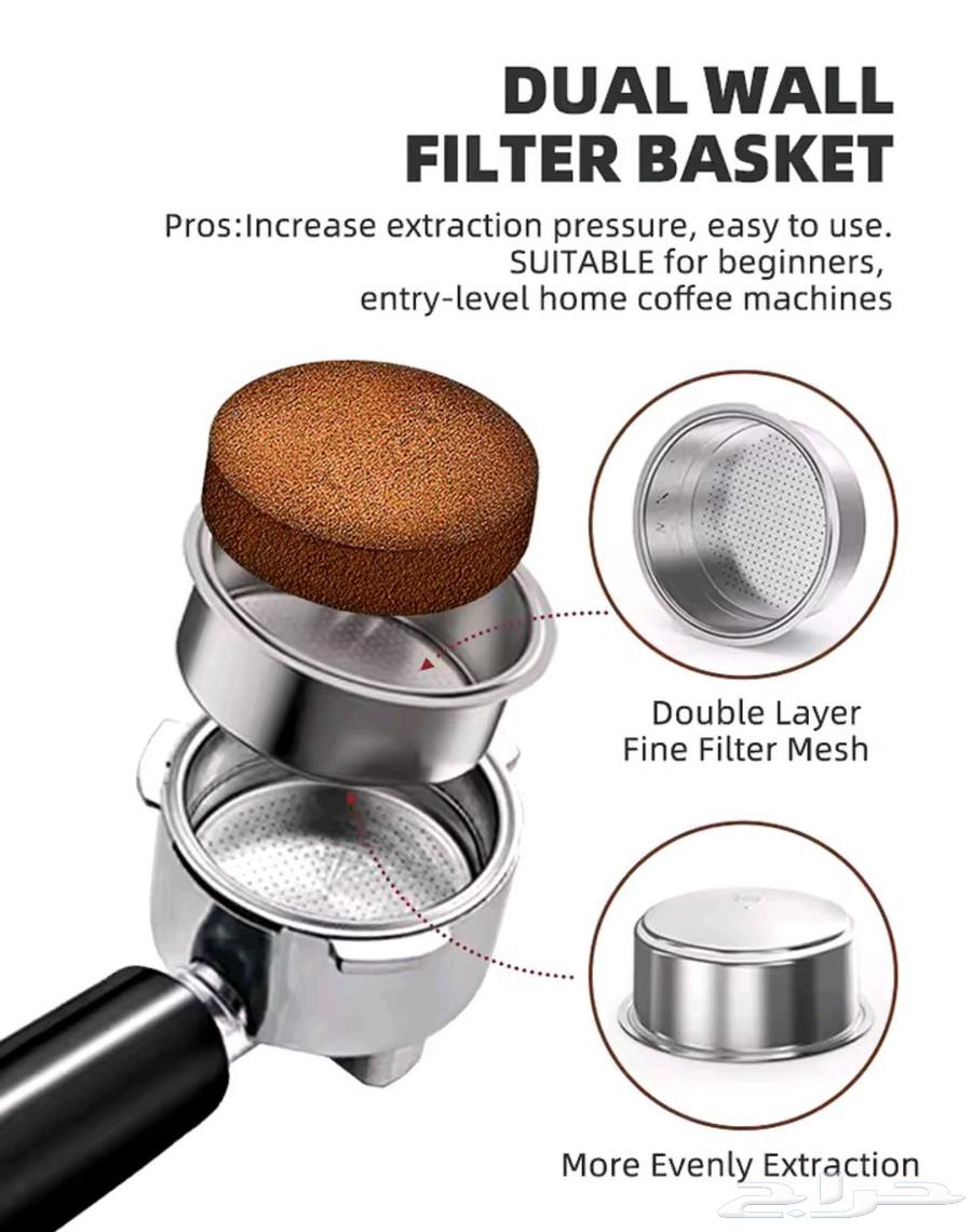 ماكينة قهوة 3in1 أوتوماتيكية من الفولاذ المقاوم لصداء64430327212930112