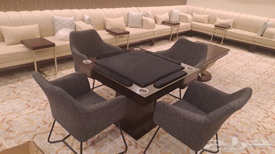 Royal Backgammon Table with Chairs, Instant Delivery in Riyadh64432291619330113