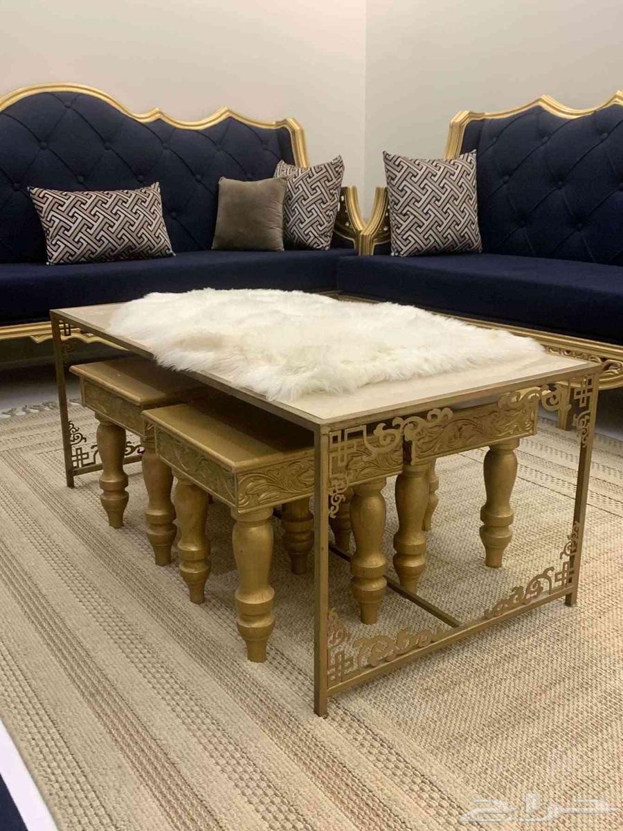 كنب مصري شبه جديد استخدام خفيف مع الطاولات والسجاد64430232189570114