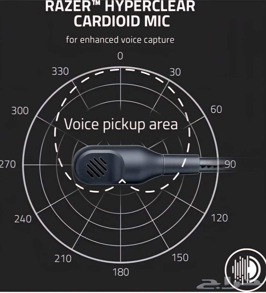 سماعة أصلية ريزر جديدة64432646216322113