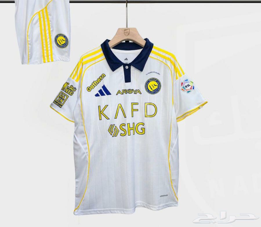 طقم نادي النصر خامه قماش ممتاز وطباعه اسم حسب طلب64433444843011110