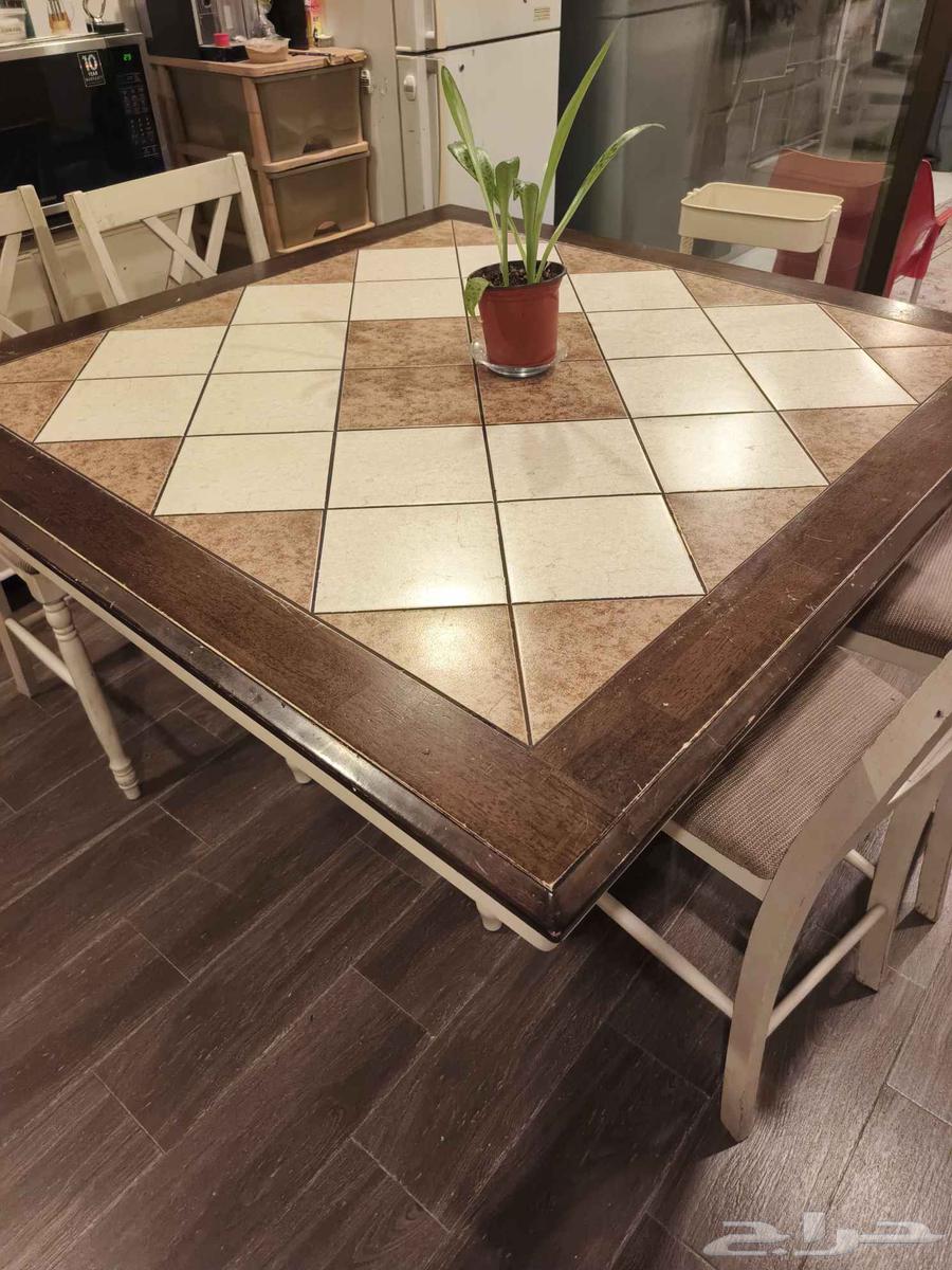 طاولة طعام خشب اصلي64431657403011111