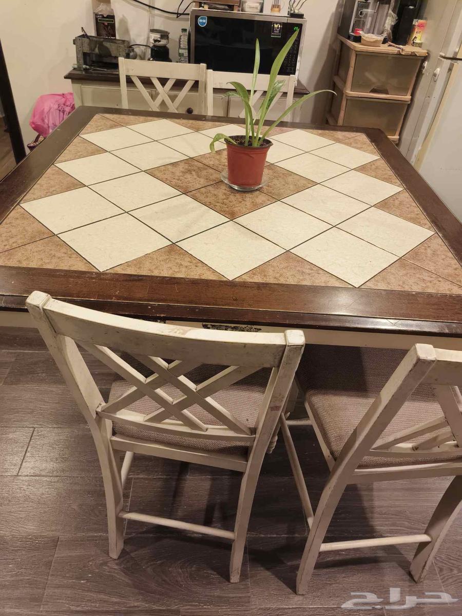 طاولة طعام خشب اصلي64431657403011112