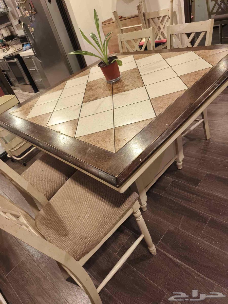 طاولة طعام خشب اصلي64431657403011113