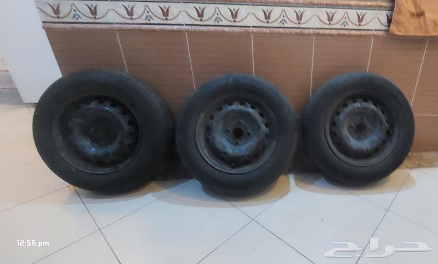 New 14-inch rims with 3 new tires, size 14, never used64428711699201111