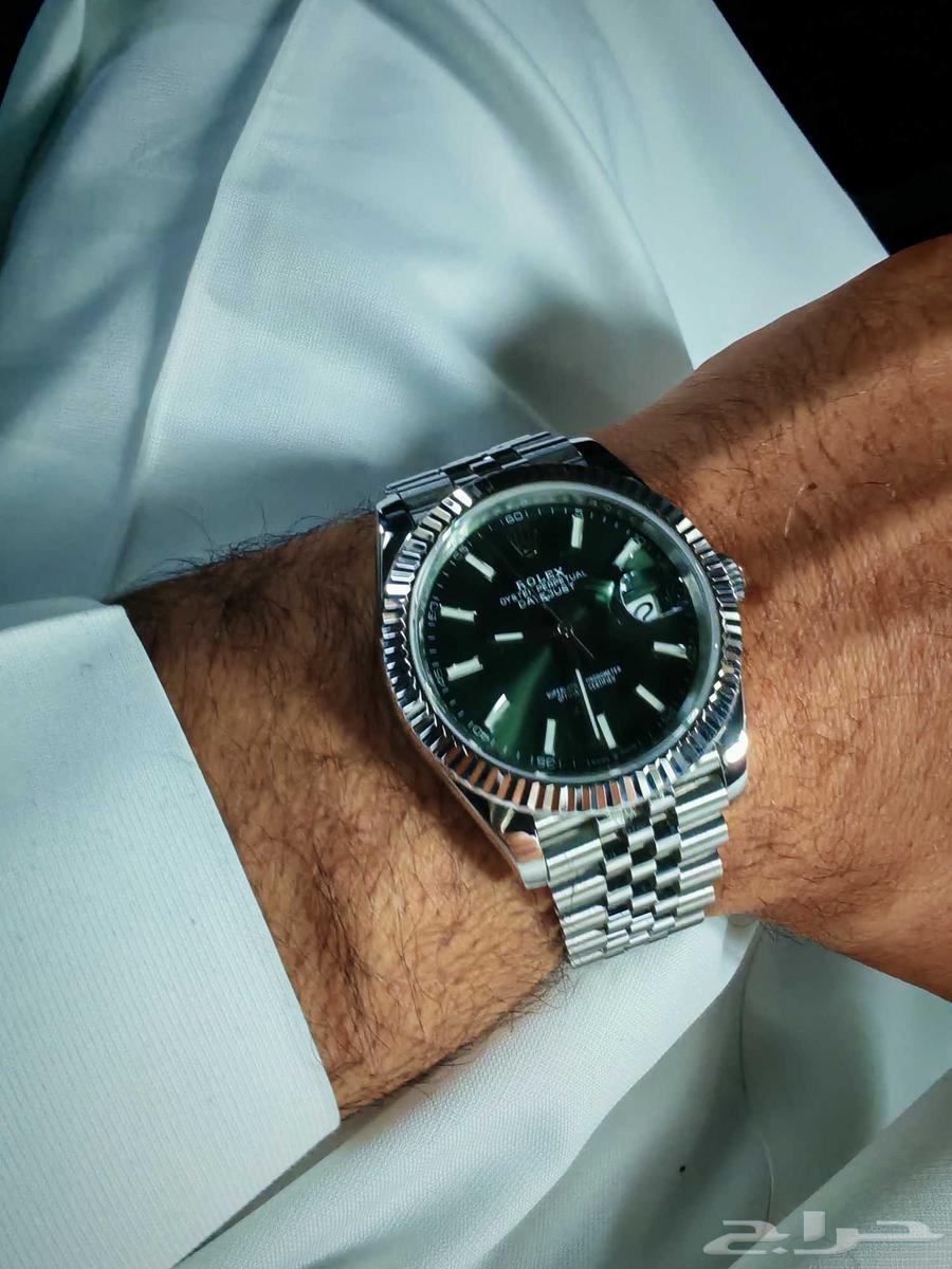 للسوم رولكس ديت جست أخضر 41 مستعملة كوبي سويس64424706947587114