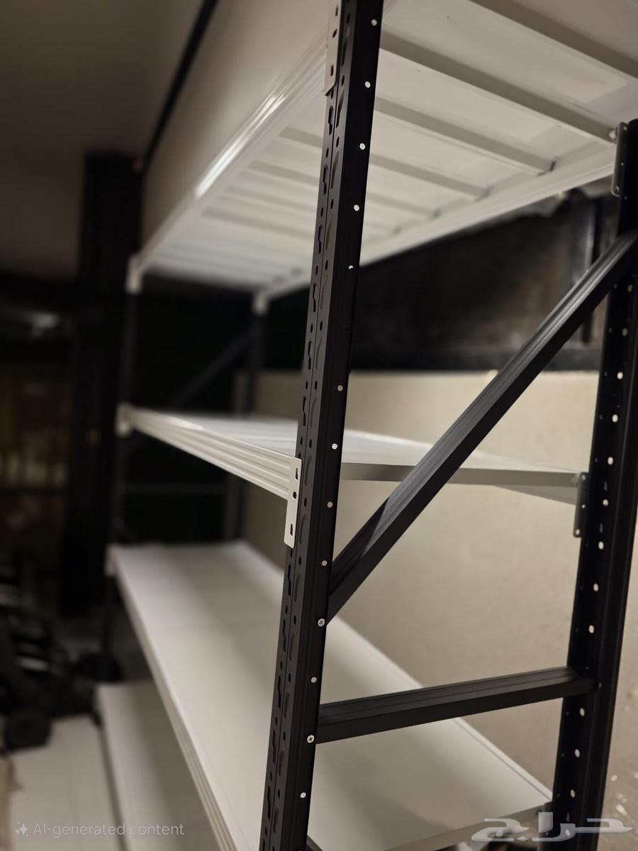 ارفف عالي الجودة 5 ادوار (اللون ابيض واسود)64428430153731112