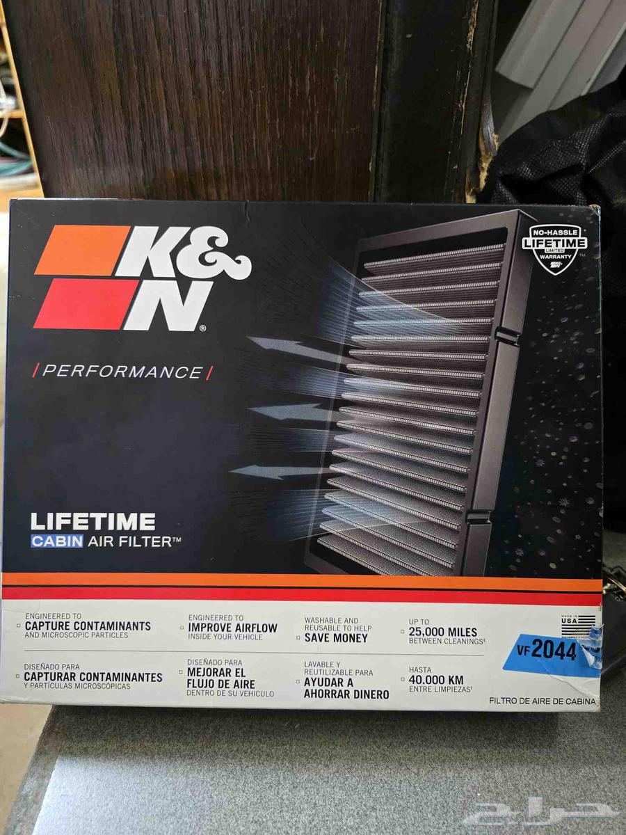 فلتر مكيف K N أصلي Lifetime VF204464588223809793110