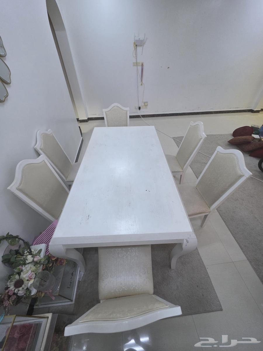 طاولة طعام عدد 6 أشخاص64430724952835110