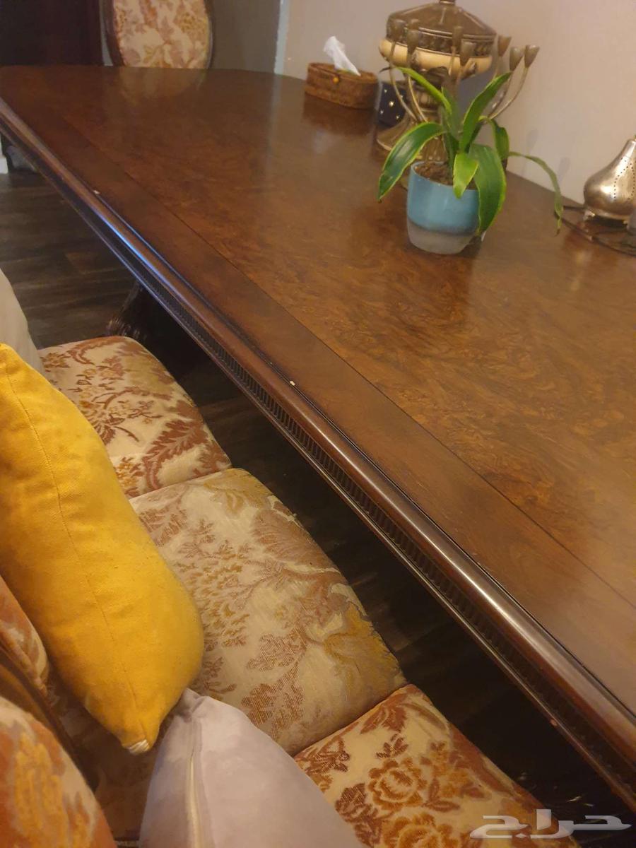 طاولة طعام فخمه كبيرة 12 شخص64428282243842110