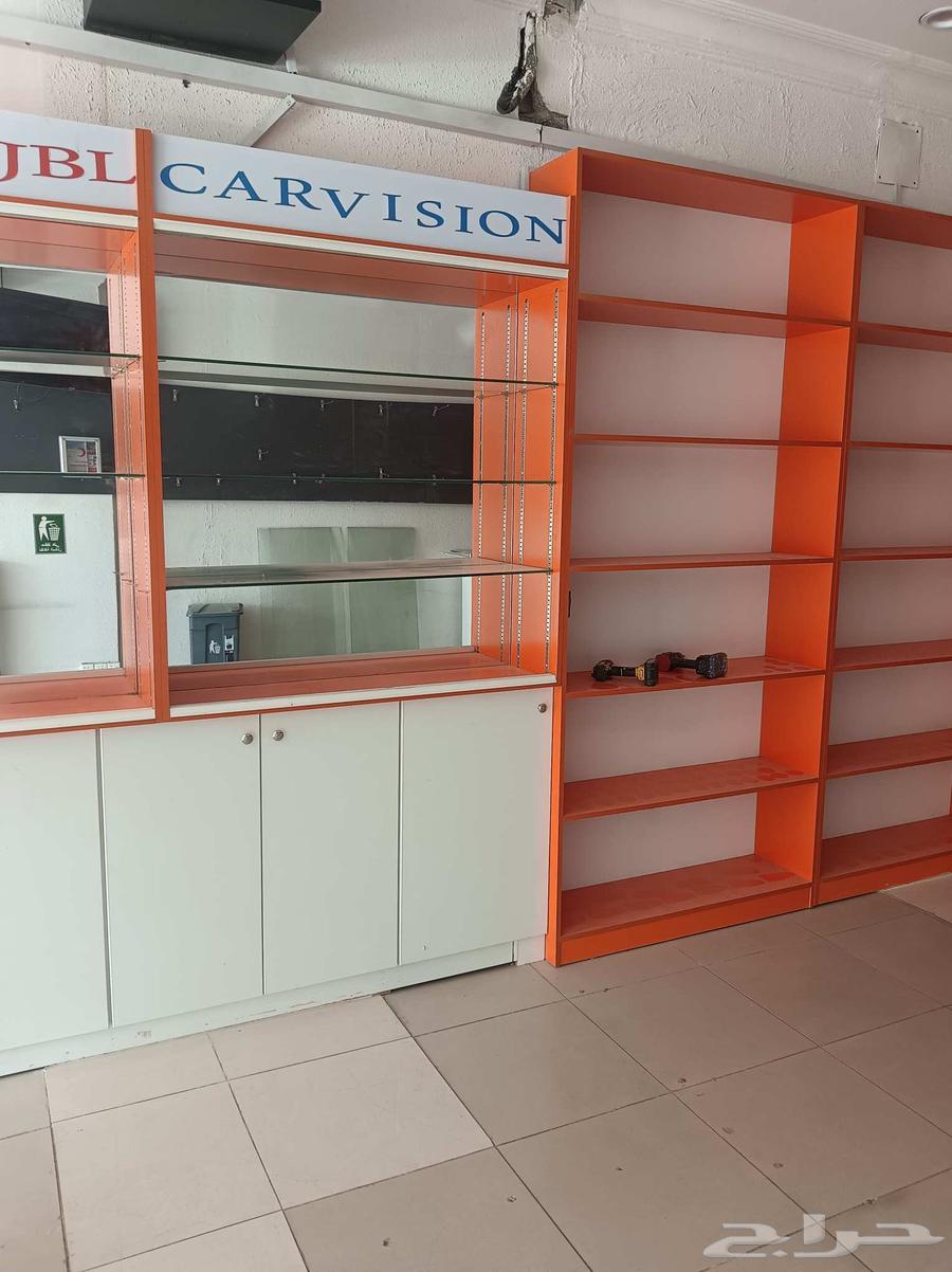 دواليب خشب و زجاج محل زينة64429451812097114