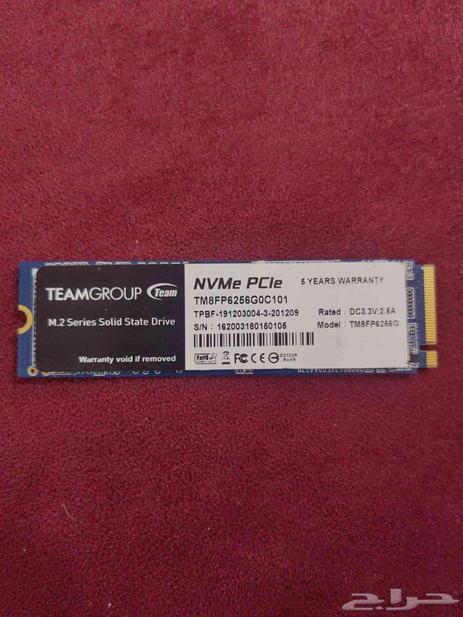 ( تم البيع )ذاكرة تخزين ssd 256 gb m.264430562479619110
