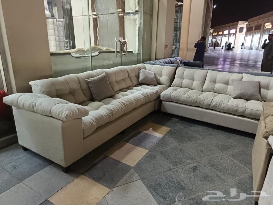 كنب جديد جاهزه حرف ال و7نفر باسعارمناسبه شامل التوصيل64432440866563113