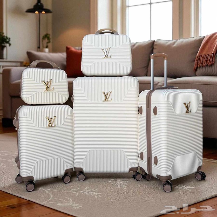 شنط سفر فيبر تقليد ماركات 4 قطع شنط دكني LV لويس فويتون جوتش64427516396161112