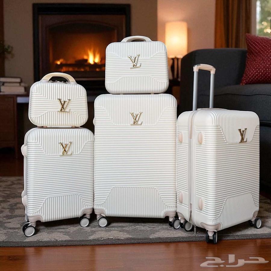 شنط سفر فيبر تقليد ماركات 4 قطع شنط دكني LV لويس فويتون جوتش64427516396161110