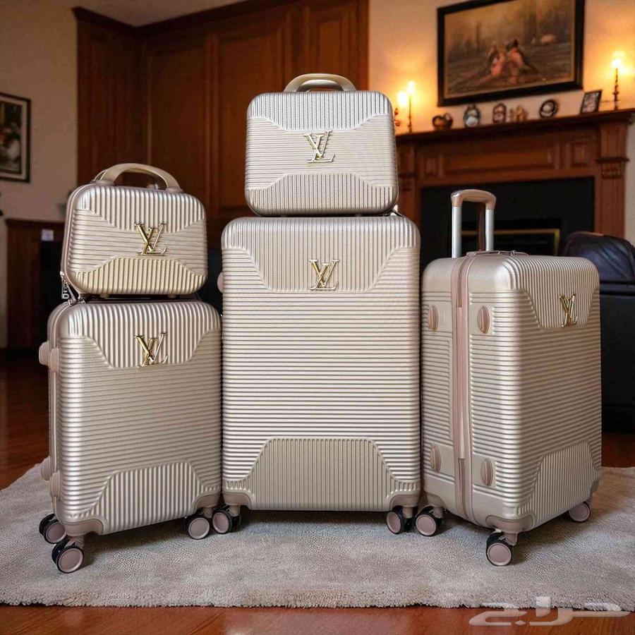 شنط سفر فيبر تقليد ماركات 4 قطع شنط دكني LV لويس فويتون جوتش64427516396161111