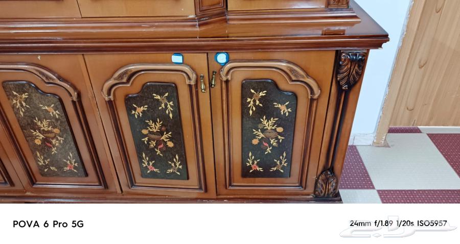 اثاث مستعمل نشافة  بوفيه خشب زان 210سم64429089699074111