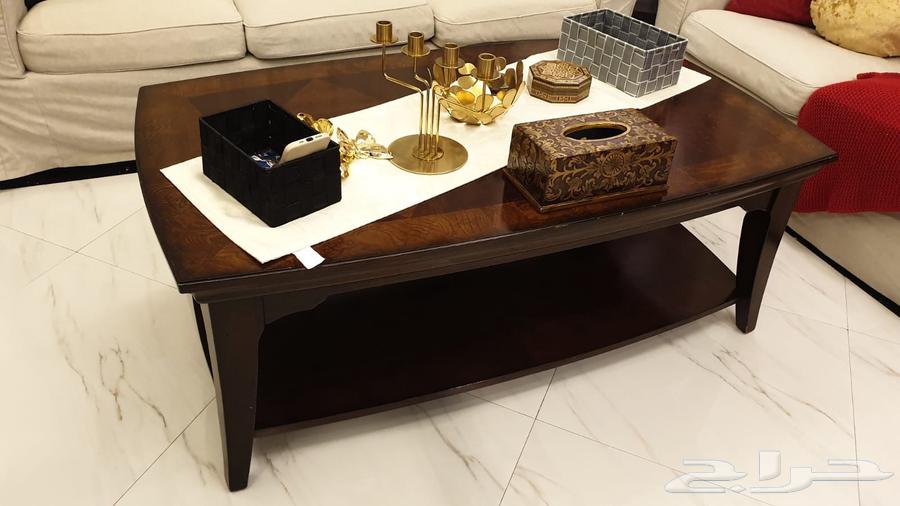 Solid oak dining table with buffet64429170283010111