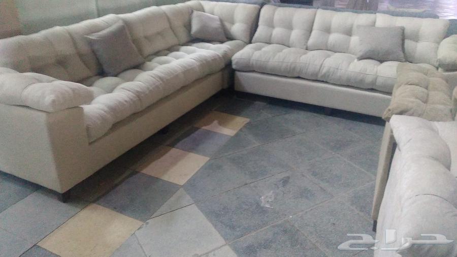 كنب جديد جاهزه حرف ال و7نفر باسعارمناسبه شامل التوصيل64432440866563114