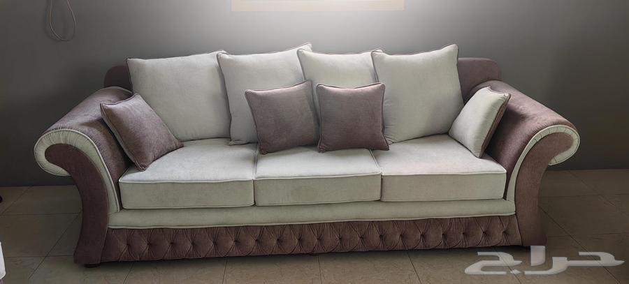 Clean upholstered sofa, never used after upholstery64433323606531111