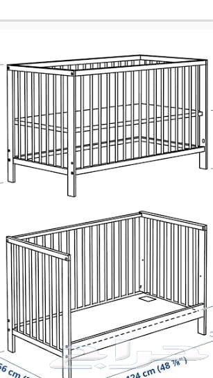 سرير أطفال من ايكيا64431855872642111