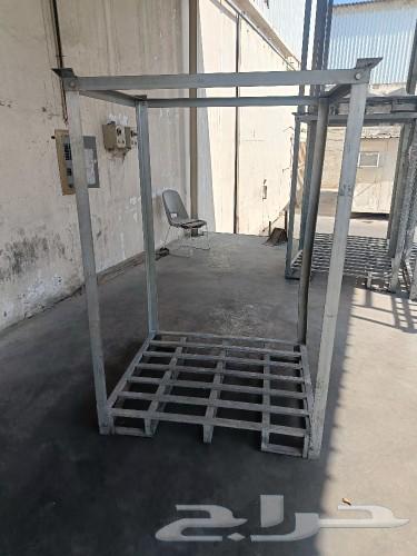 طبالي حديد مجلفن مستخدم نظيف جدا64431358950017114