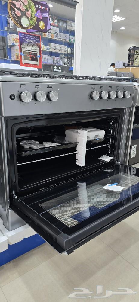 فرن غاز إيطالي تجمع تركي افران 5 عيون 90 سم بوتاجاز جديد64431964661377111