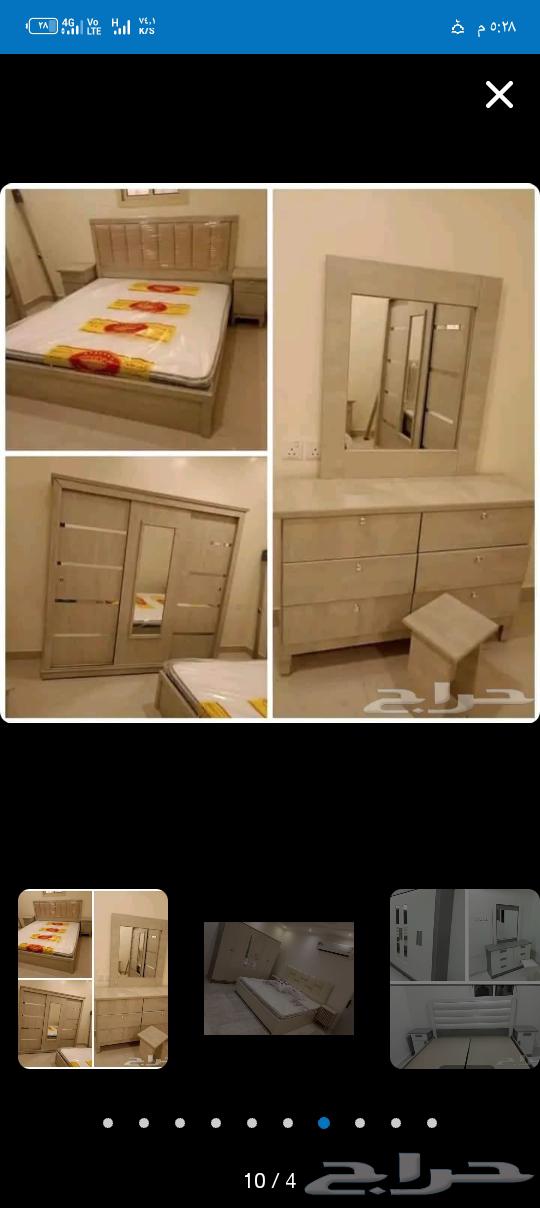 غرف نوم جديده من الرياض للدمام شامل التركيب والتوصيل64426847561986113