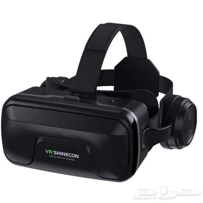 سماعة رأس نظارة واقع افتراضي VR SHINECON 3D VR مع سماعات بال64433726605441112