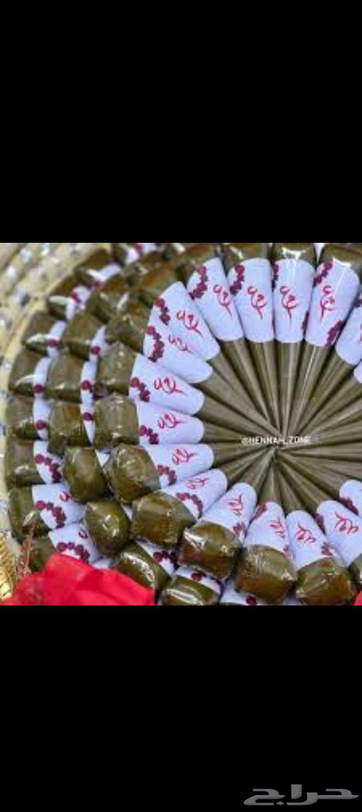 توزيعات حناء اقماع صغيره ليوم الحناء او غمره64430724977667111