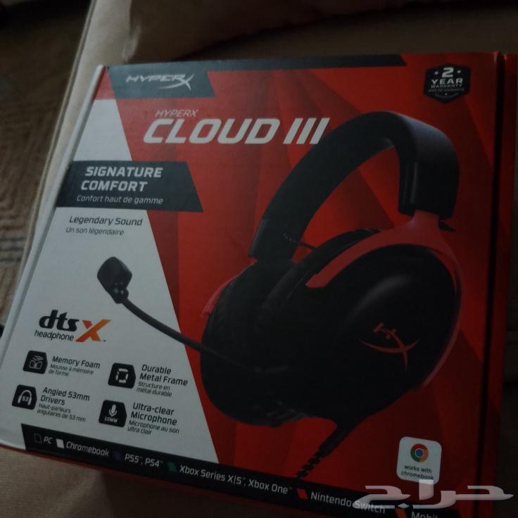 سماعات هايبر اكس كلاود 3 ببيعها فوري ولها 3 ايام64428322615938110