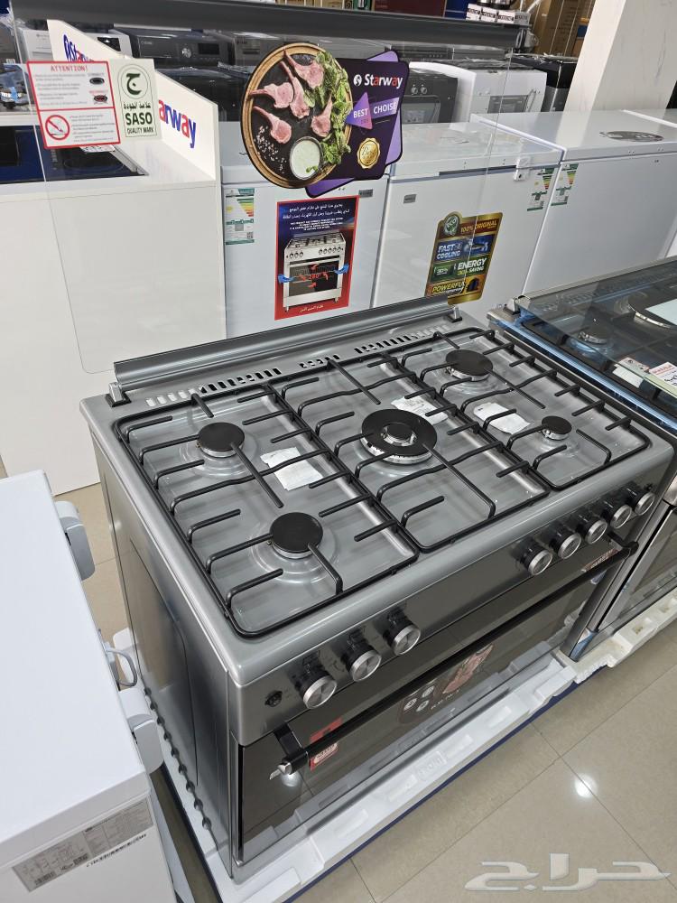 فرن غاز إيطالي تجمع تركي افران 5 عيون 90 سم بوتاجاز جديد64431964661377110