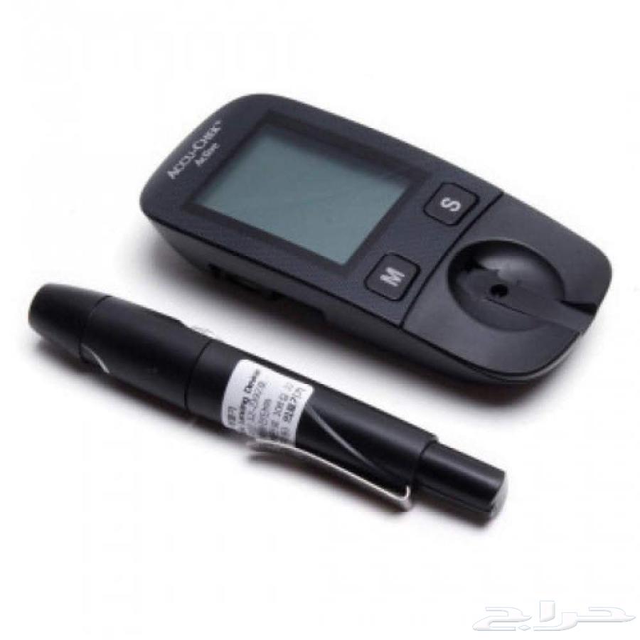 جهاز قياس السكر فى الدم اكيوتشيك للبيع مع ابر وخز اكيوتشيك م64433899564801111
