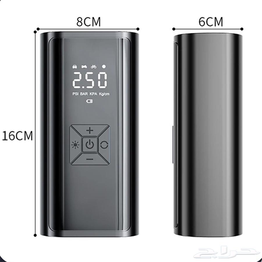 منفاخ لاسلكي وباور بانك وكشفاف 3 1 بضمان عاميين64440411090049111