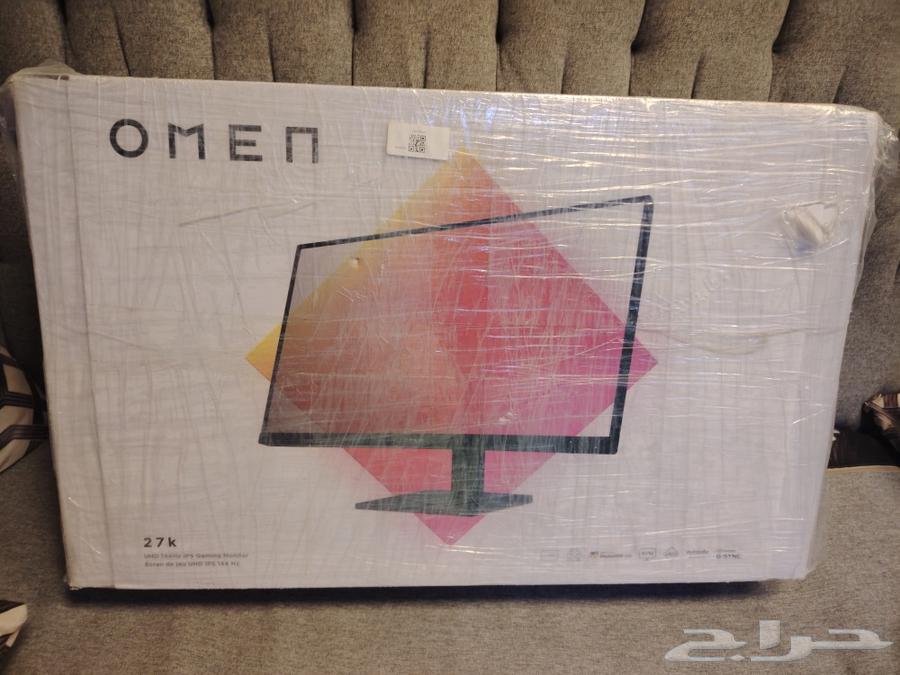 شاشة قيم اتش بي 27 بوصه omen 27k uhd 144Hz Gaming64439609917954110