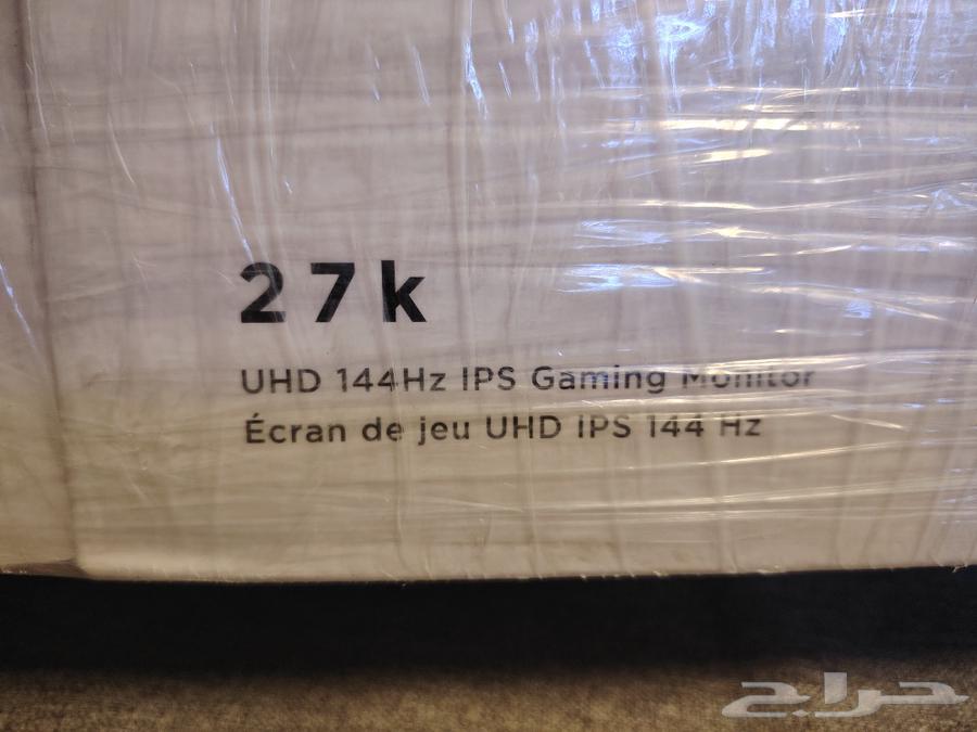 شاشة قيم اتش بي 27 بوصه omen 27k uhd 144Hz Gaming64439609917954111