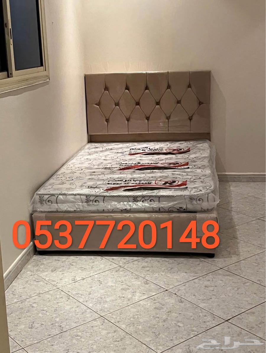 modern style medium size bedframe and high quality mattress64439960654083114