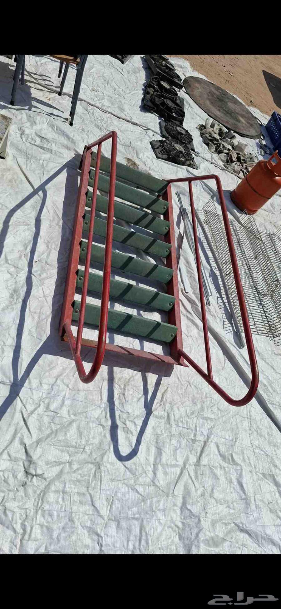 Steel staircase with a height of one meter, strong iron64436346881539110