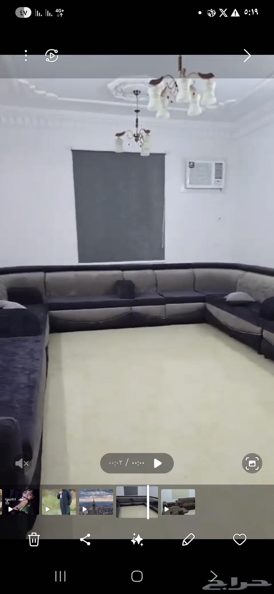 كنب مجالس كامل للبيع64438780253187111