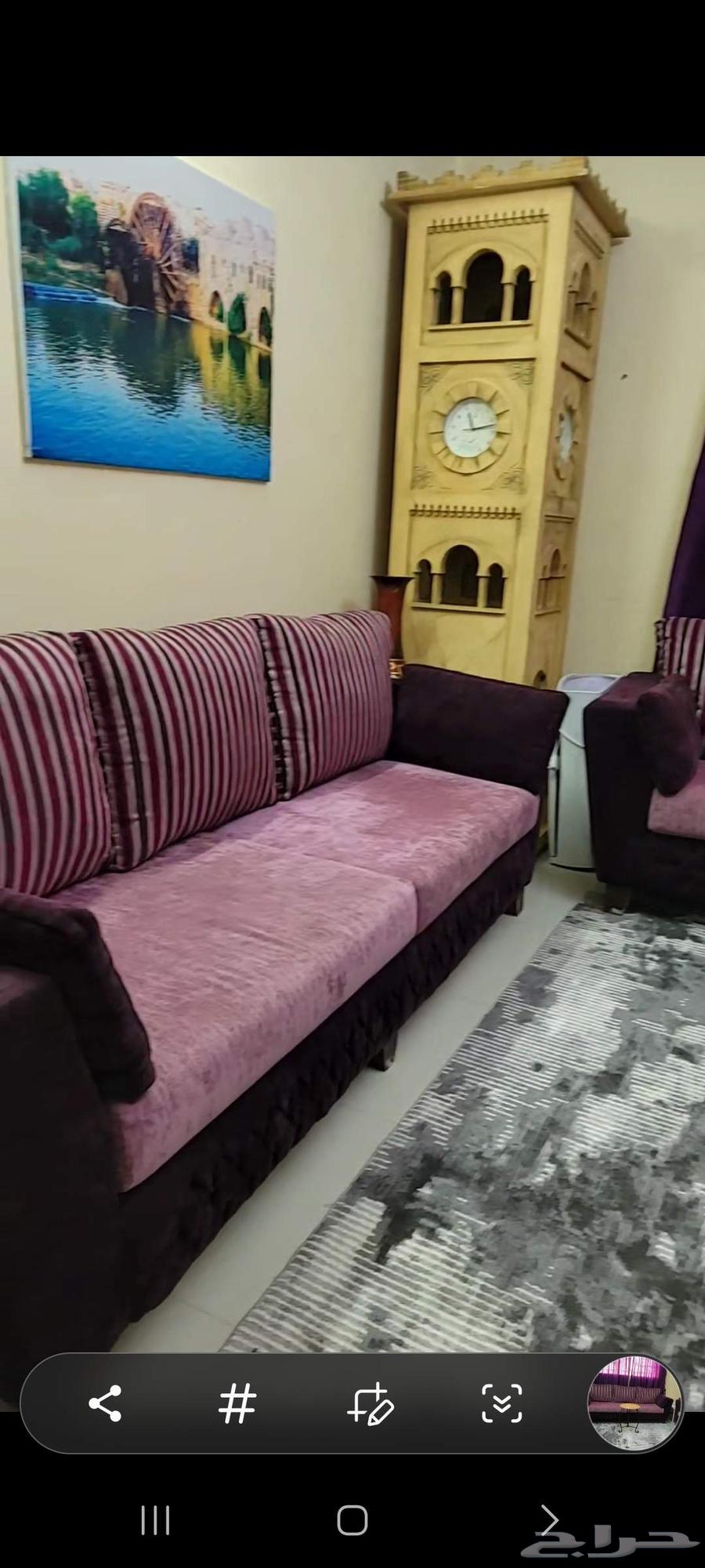 كنب بحالة ممتازة للبيع64434359707265113