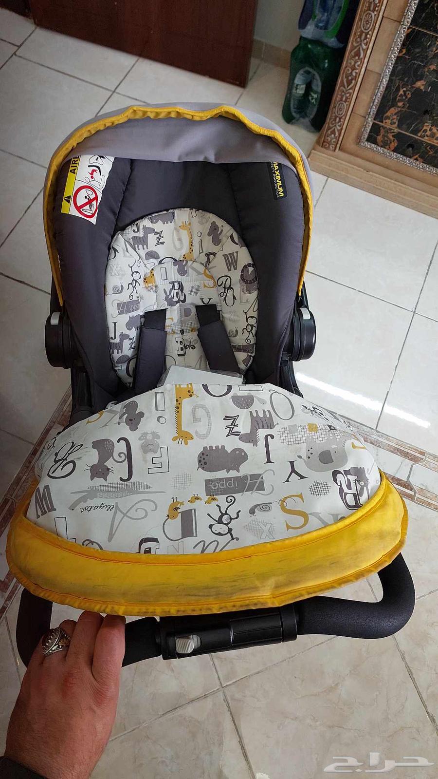 Baby stroller with car seat. Original Groco set. Very light use and in64433593246211110