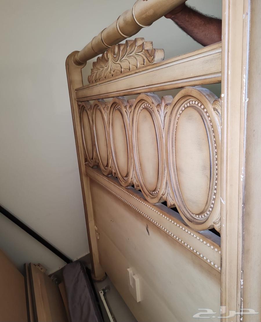 عدد 2 سرير نفر ونص خشب طبيعي بسعر 15064426093407619110