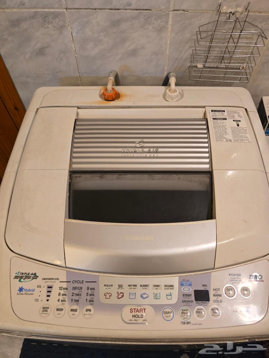 2 automatic washing machines, Toshiba brand, 10 kg and L.G 6 kg64435610955651111