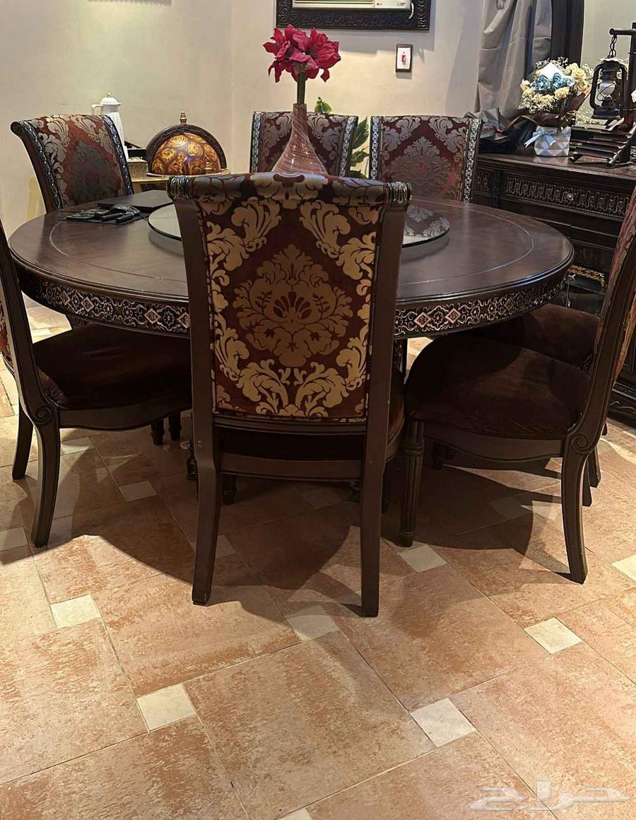 غرفة سفرة كبيرة للبيع مع بوفيه64434822815874112