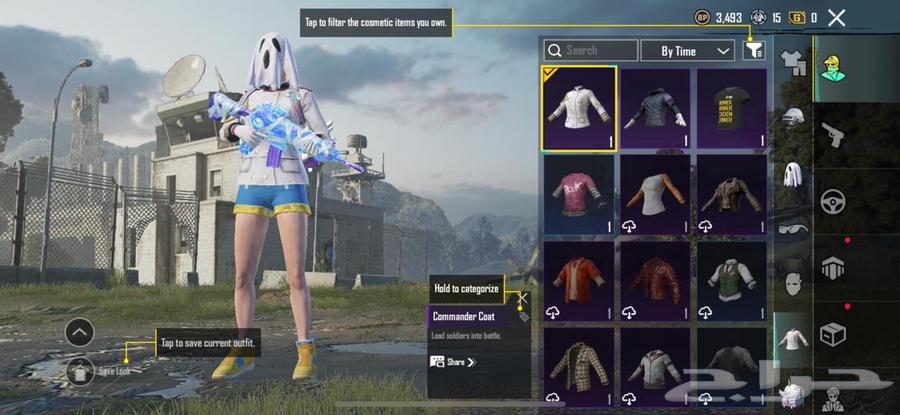 حساب ببجي لفل 56 سكنات واسلحه فخمه64441485730563113