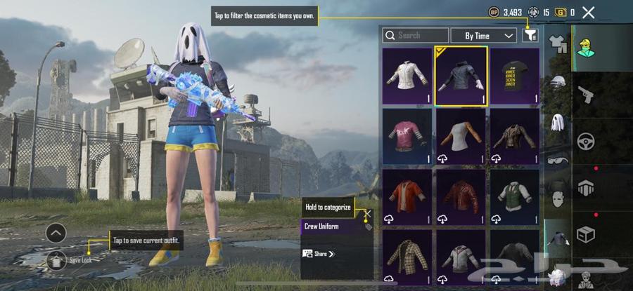 حساب ببجي لفل 56 سكنات واسلحه فخمه64441485730563112